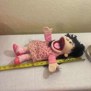 Susie peach girl puppet